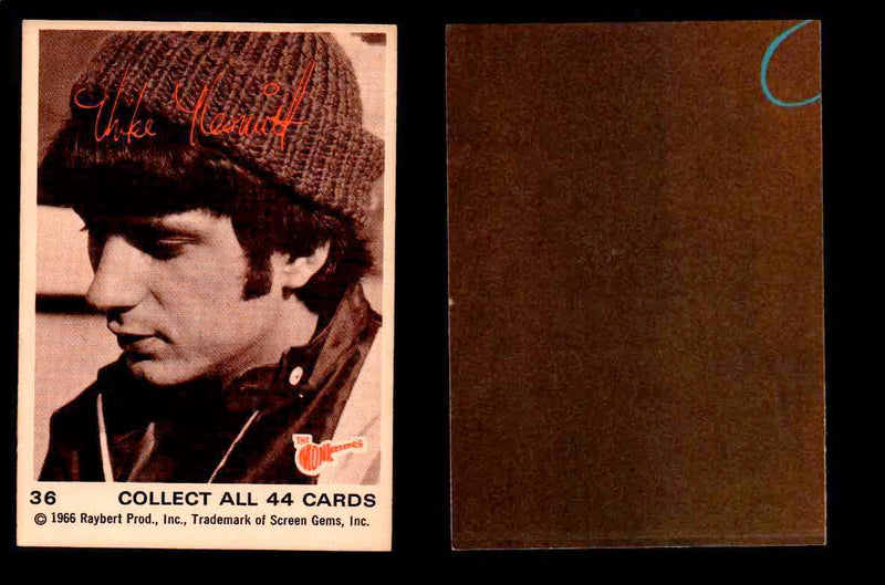 The Monkees Sepia TV Show 1966 Vintage Trading Cards You Pick Singles #1-#44 #36  - TvMovieCards.com