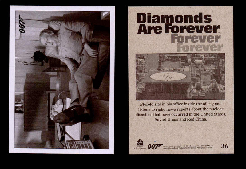 James Bond Archives Spectre Diamonds Are Forever Throwback Single Cards #1-48 #36  - TvMovieCards.com