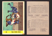 1958-1959 Parkhurst Hockey NHL Trading Card You Pick Single Cards #1 - 50 F/VG #36 Brian Cullen - Brian Cullen Shoots  - TvMovieCards.com