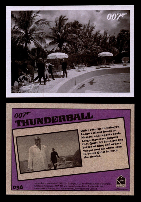 James Bond Archives 2014 Thunderball Throwback You Pick Single Card #1-99 #36  - TvMovieCards.com
