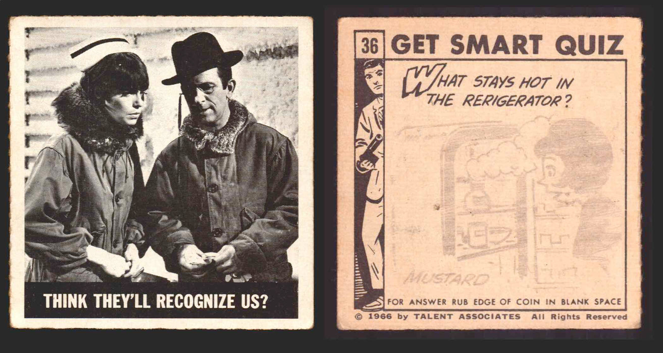 1966 Get Smart Topps Vintage Trading Cards You Pick Singles #1-66 #36  - TvMovieCards.com