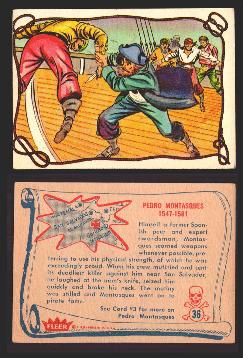 1961 Pirates Bold Vintage Trading Cards You Pick Singles #1-#66 Fleer 36   Pedro Montasques  - TvMovieCards.com