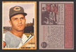 1962 Topps Baseball Trading Card You Pick Singles #300-#399 VG/EX #	379 Chuck Essegian - Cleveland Indians  - TvMovieCards.com
