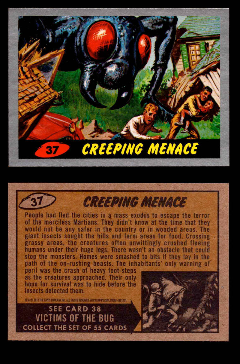 2012 Mars Attacks Silver Parallel You Pick Single Trading Card #1-55 Topps #37  - TvMovieCards.com