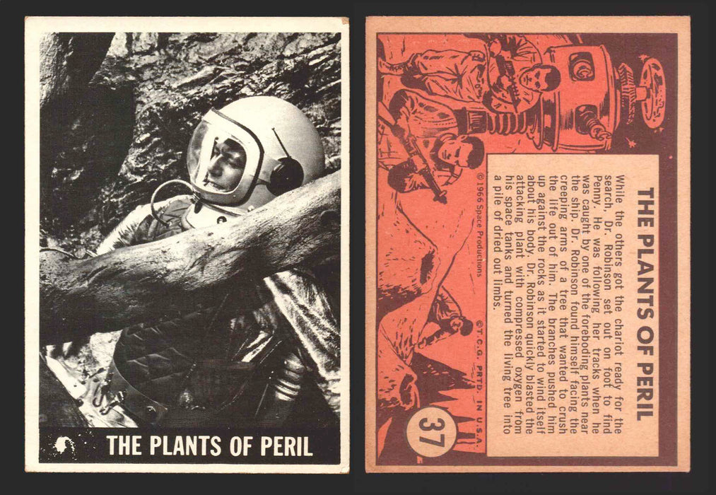 1966 Lost In Space Topps Vintage Trading Card #1-55 You Pick Singles #	 37   The Plants Of Peril  - TvMovieCards.com