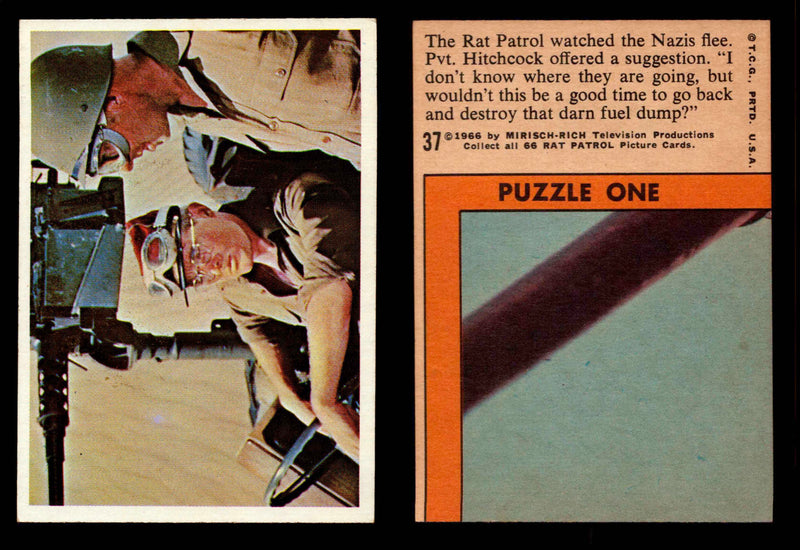 Rat Patrol 1966 Topps Vintage Card You Pick Singles #1-66 #37  - TvMovieCards.com