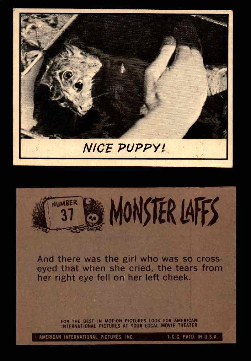 Monster Laffs 1966 Topps Vintage Trading Card You Pick Singles #1-66 #37  - TvMovieCards.com