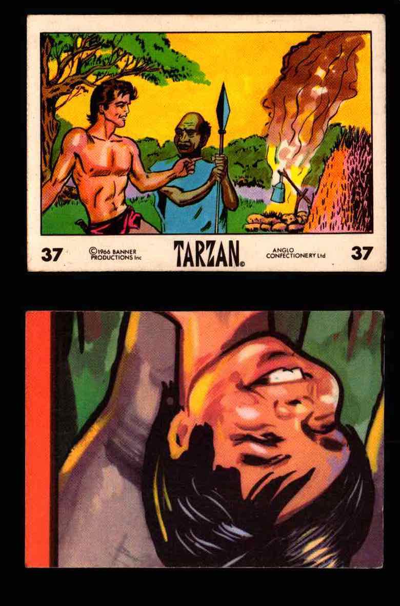 1966 Tarzan Banner Productions Vintage Trading Cards You Pick Singles #1-66 #37  - TvMovieCards.com