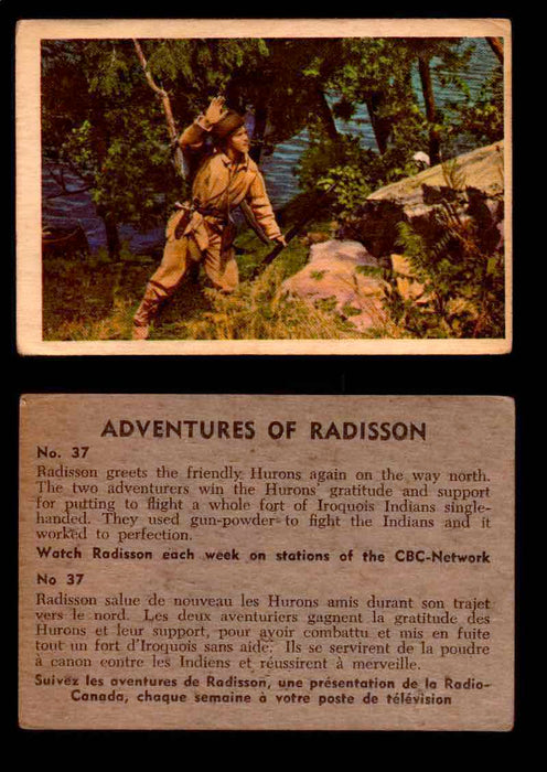1957 Adventures of Radisson (Tomahawk) TV Vintage Card You Pick Singles #1-50 #37  - TvMovieCards.com