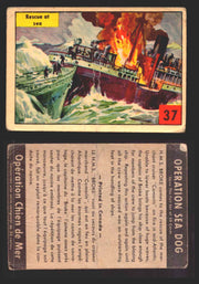 1954 Parkhurst Operation Sea Dogs You Pick Single Trading Cards #1-50 V339-9 37 Rescue at Sea  - TvMovieCards.com