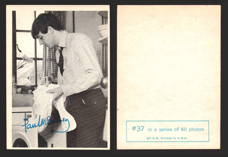 Beatles Series 1 Topps 1964 Vintage Trading Cards You Pick Singles #1-#60 #37  - TvMovieCards.com