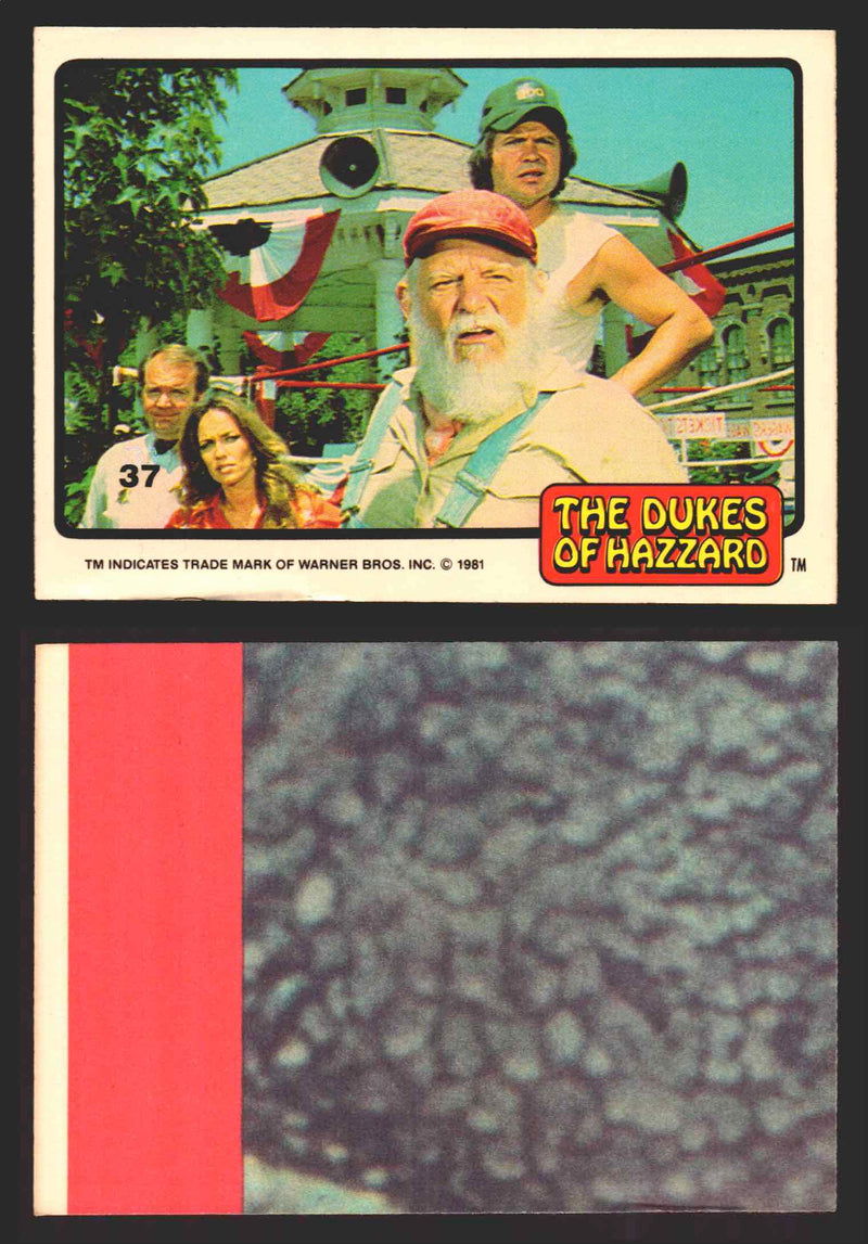 1981 Dukes of Hazzard Sticker Trading Cards You Pick Singles #1-#66 Donruss 37   Jesse Couter Daisy & Friend  - TvMovieCards.com