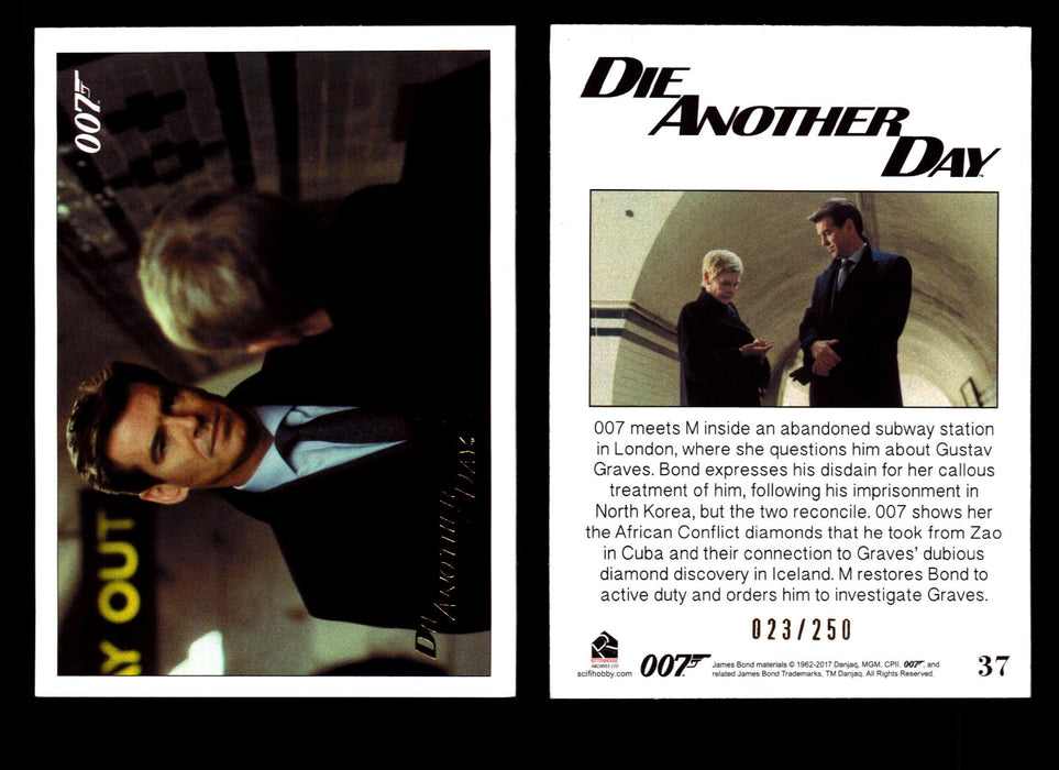 James Bond Archives 2017 Final Edition Die Another Day Gold Parallel Card Single #37  - TvMovieCards.com