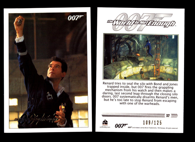 James Bond Classics 2016 World is Not Enough Gold Foil Parallel Card You Pick Nu #37  - TvMovieCards.com