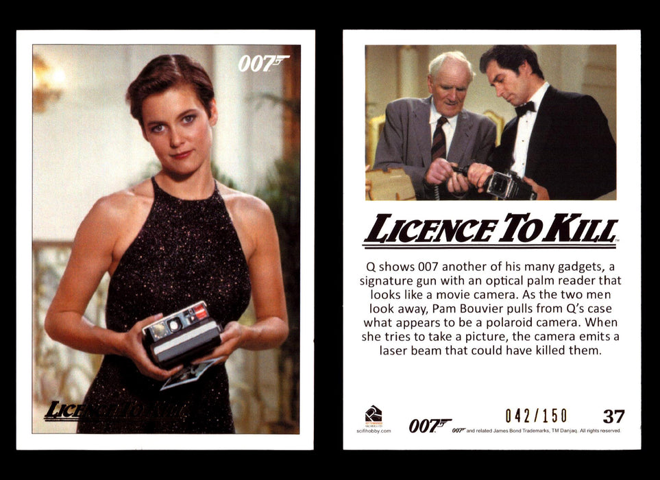 James Bond Classics 2016 Licence To Kill Gold Foil Parallel Card You Pick Single #37  - TvMovieCards.com