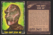 1964 Outer Limits Vintage Trading Cards #1-50 You Pick Singles O-Pee-Chee OPC 37   "You Can't Stop Me”  - TvMovieCards.com