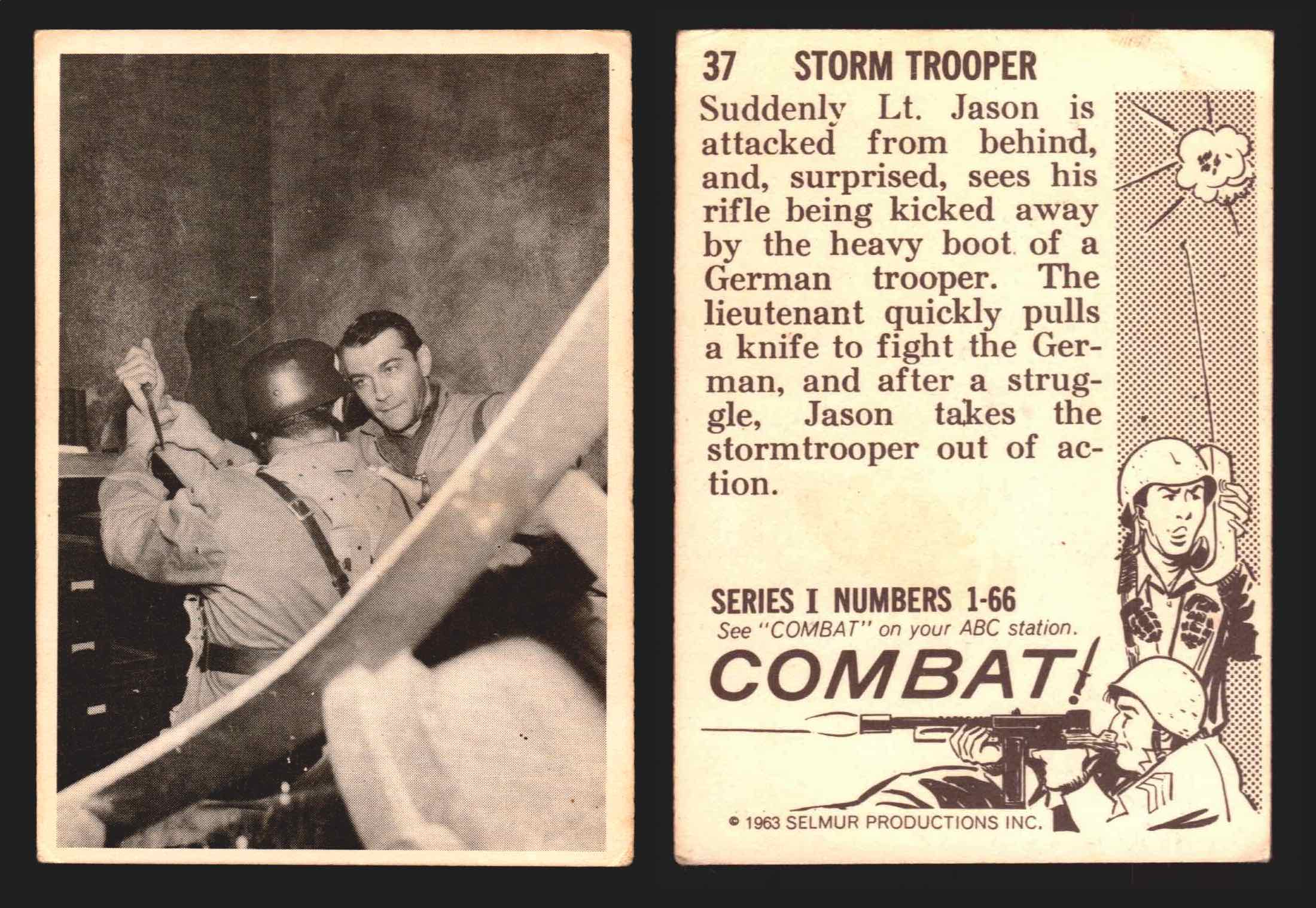 1963 Combat Series I Donruss Selmur Vintage Card You Pick Singles