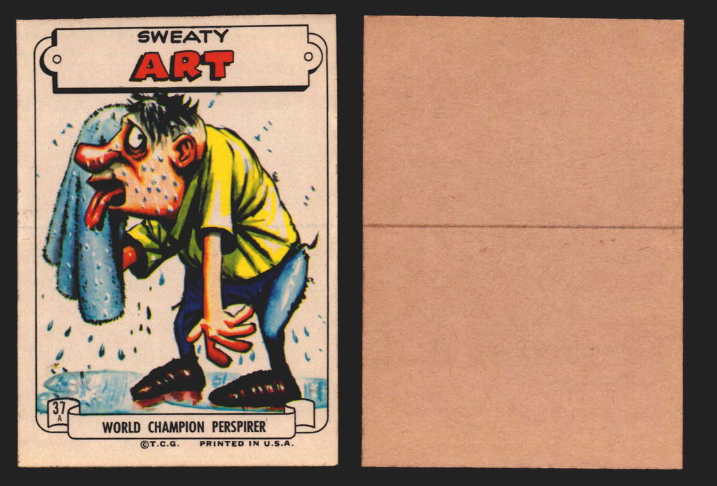 1966 Slob Stickers Topps Trading Card You Pick Singles #1-44 Series 1st A & B #37A Sweaty Art  - TvMovieCards.com