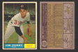 1961 Topps Baseball Trading Card You Pick Singles #300-#399 VG/EX #	385 Jim Perry - Cleveland Indians  - TvMovieCards.com