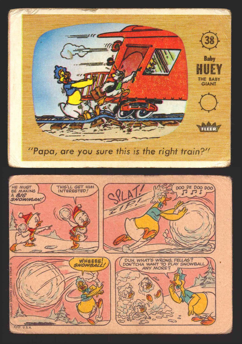 1960 Casper The Ghost Fleer Vintage Trading Card You Pick Singles #1-#66 38   "Papa are you sure this is the right train?"    t  - TvMovieCards.com