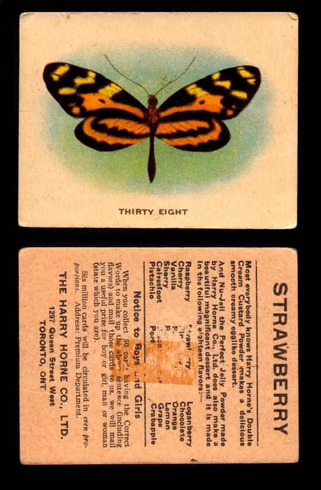 1925 Harry Horne Butterflies FC2 Vintage Trading Cards You Pick Singles #1-50 #38  - TvMovieCards.com
