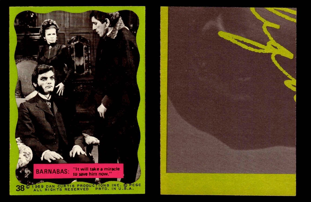 Dark Shadows Series 2 (Green) Philadelphia Gum Vintage Trading Cards You Pick #38  - TvMovieCards.com