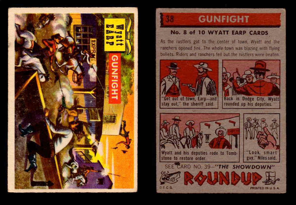 1956 Western Roundup Topps Vintage Trading Cards You Pick Singles #1-80 #38  - TvMovieCards.com