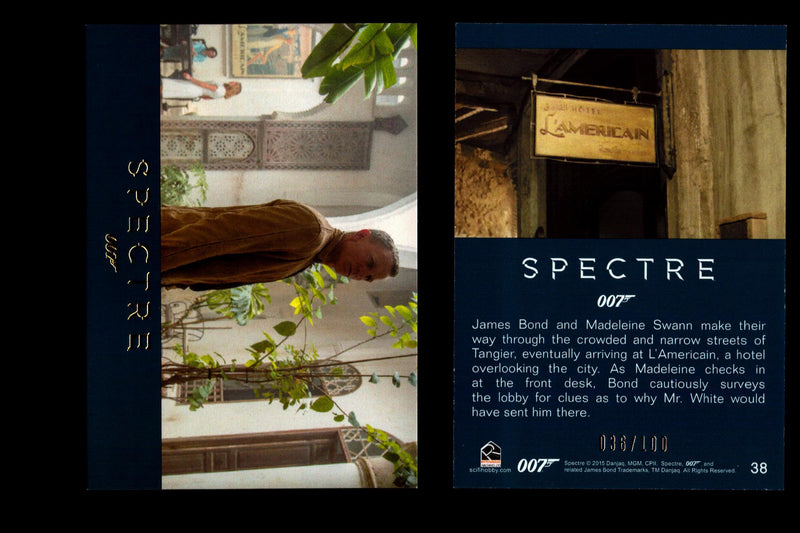 James Bond Archives 2016 Spectre Gold Parallel Card You Pick Singles #1-#76 #38  - TvMovieCards.com