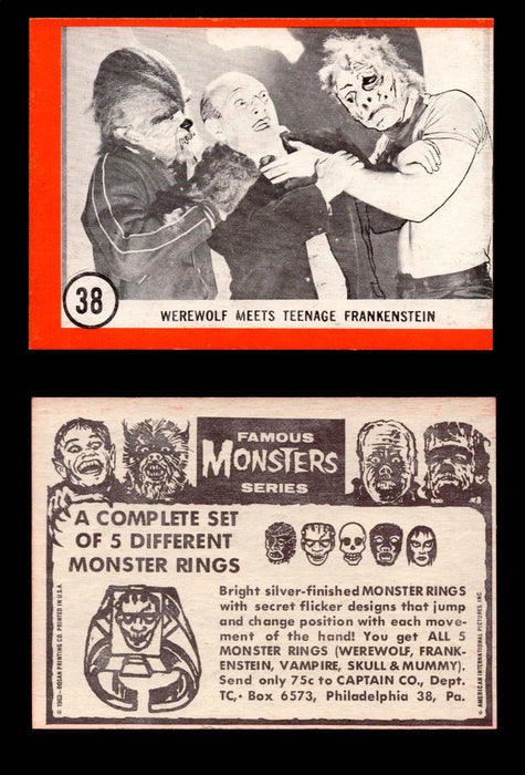 Famous Monsters 1963 Vintage Trading Cards You Pick Singles #1-64 #38  - TvMovieCards.com