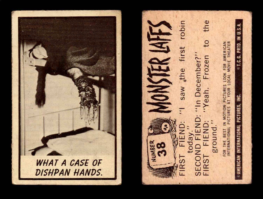 1966 Monster Laffs Midgee Vintage Trading Card You Pick Singles #1-108 Horror #38  - TvMovieCards.com