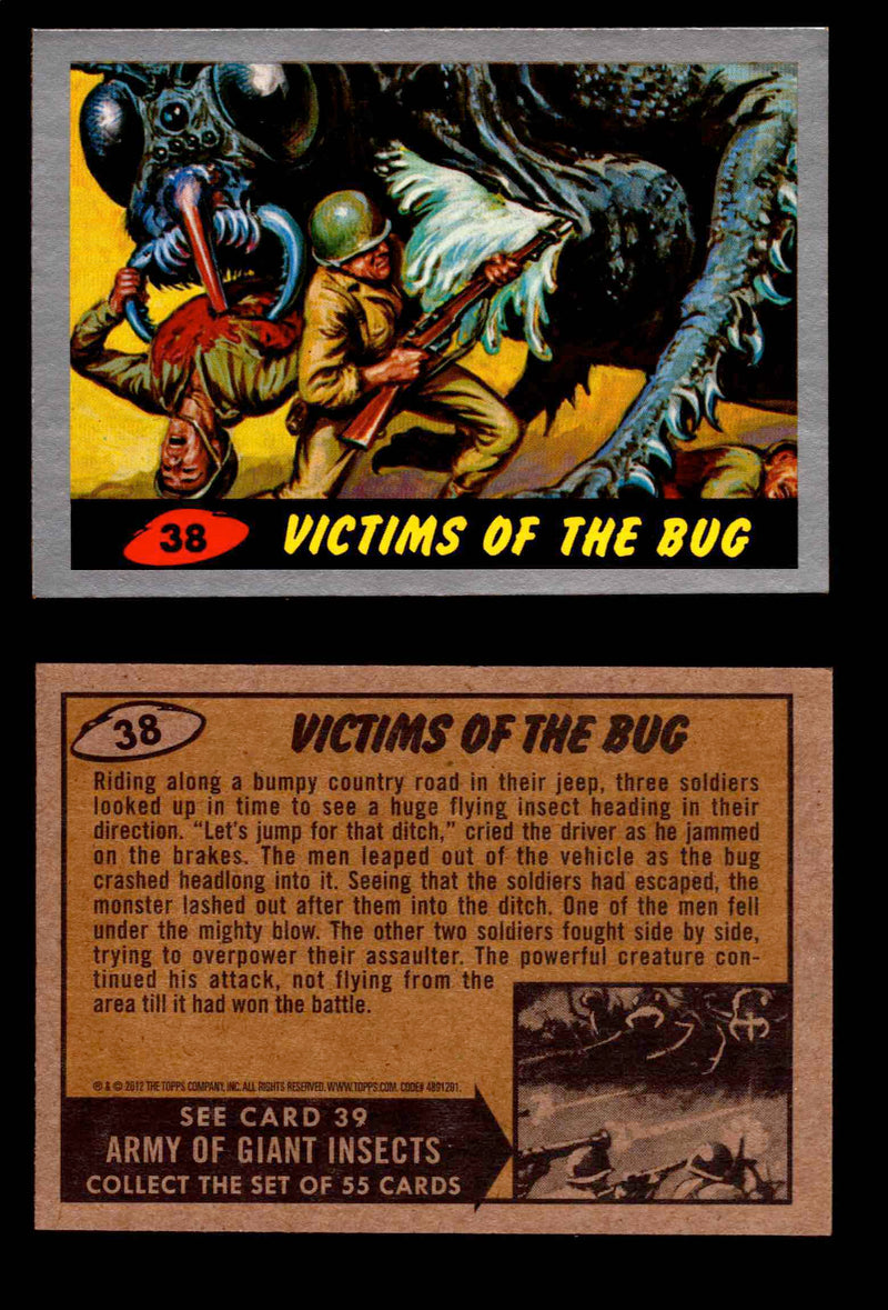 2012 Mars Attacks Silver Parallel You Pick Single Trading Card #1-55 Topps #38  - TvMovieCards.com