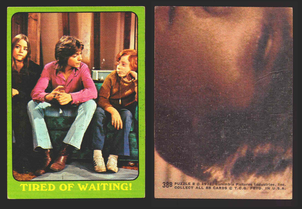 1971 The Partridge Family Series 3 Green You Pick Single Cards #1-88B Topps USA #	38B   Tired of Waiting  - TvMovieCards.com