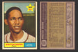 1961 Topps Baseball Trading Card You Pick Singles #300-#399 VG/EX #	391 Winston Brown - Chicago White Sox RC  - TvMovieCards.com