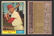 1961 Topps Baseball Trading Card You Pick Singles #300-#399 VG/EX #	394 Ken Walters - Philadelphia Phillies  - TvMovieCards.com