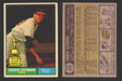 1961 Topps Baseball Trading Card You Pick Singles #300-#399 VG/EX #	395 Chuck Estrada - Baltimore Orioles (creased)  - TvMovieCards.com