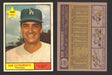 1961 Topps Baseball Trading Card You Pick Singles #300-#399 VG/EX #	396 Bob Aspromonte - Los Angeles Dodgers  - TvMovieCards.com