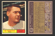 1961 Topps Baseball Trading Card You Pick Singles #300-#399 VG/EX #	397 Hal Woodeshick - Washington Senators (stained)  - TvMovieCards.com