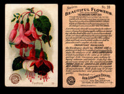Beautiful Flowers New Series You Pick Singles Card #1-#60 Arm & Hammer 1888 J16 #39 Fuchsia  - TvMovieCards.com
