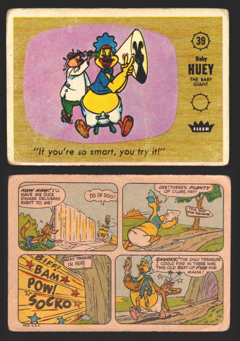 1960 Casper The Ghost Fleer Vintage Trading Card You Pick Singles #1-#66 39   "If you're so smart you try it!"  - TvMovieCards.com