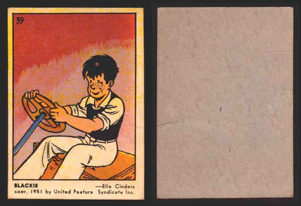 1951 Color Comic Cards Vintage Trading Cards You Pick Singles #1-#39 Parkhurst #	39 (creased)  - TvMovieCards.com