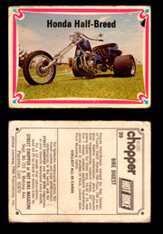 1972 Street Choppers & Hot Bikes Vintage Trading Card You Pick Singles #1-66 #39   Honda Half-Breed (creased)  - TvMovieCards.com