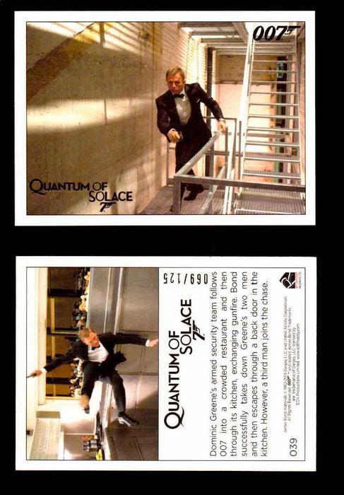 James Bond Archives Quantum of Solace Gold Parallel You Pick Single Cards #1-90 #39  - TvMovieCards.com