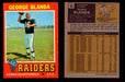 1971 Topps Football Trading Card You Pick Singles #1-#263 G/VG/EX #	39	George Blanda (HOF)  - TvMovieCards.com