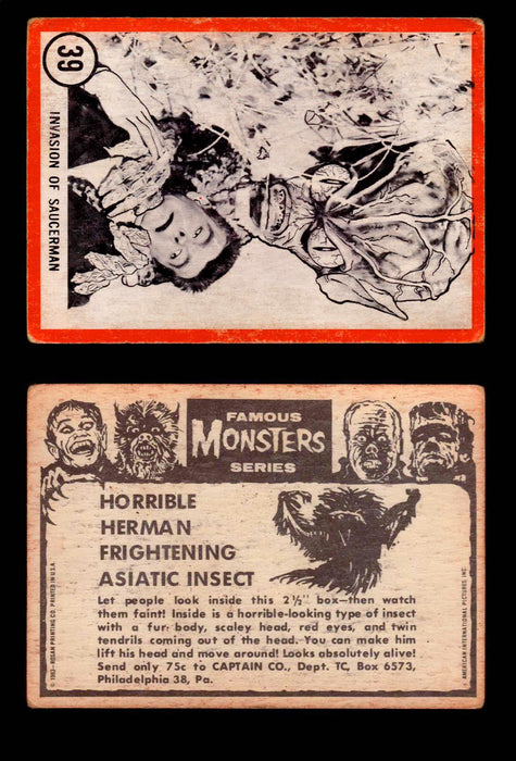 Famous Monsters 1963 Vintage Trading Cards You Pick Singles #1-64 #39  - TvMovieCards.com