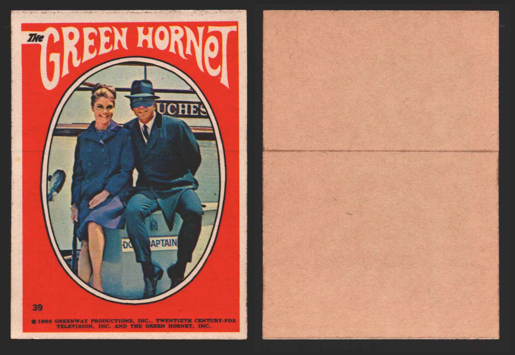 1966 Green Hornet Stickers Topps Vintage Trading Card You Pick Singles #1-44 #	39  - TvMovieCards.com