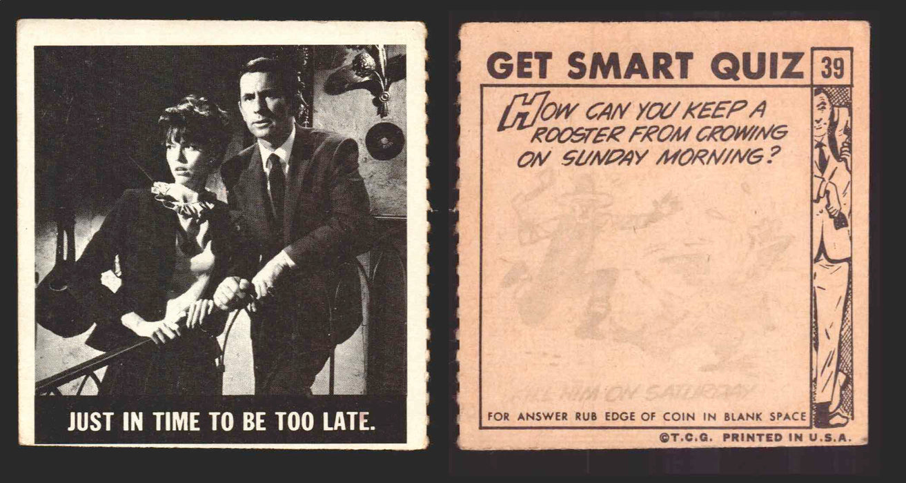1966 Get Smart Topps Vintage Trading Cards You Pick Singles #1-66 #39  - TvMovieCards.com