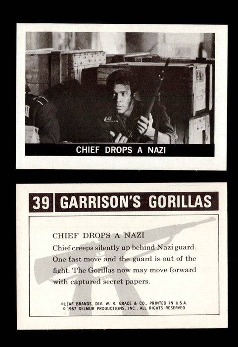 Garrison's Gorillas Leaf 1967 Vintage Trading Cards #1-#72 You Pick Singles #39  - TvMovieCards.com