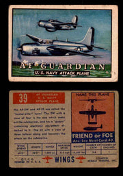 1952 Wings Topps TCG Vintage Trading Cards You Pick Singles #1-100 #39  - TvMovieCards.com