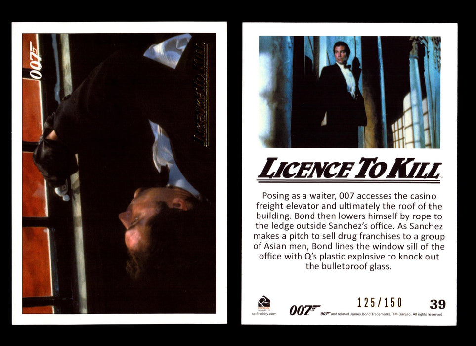 James Bond Classics 2016 Licence To Kill Gold Foil Parallel Card You Pick Single #39  - TvMovieCards.com