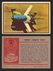 1954 Power For Peace Vintage Trading Cards You Pick Singles #1-96 39   "Firebee" - Turbo-Jet Target  - TvMovieCards.com